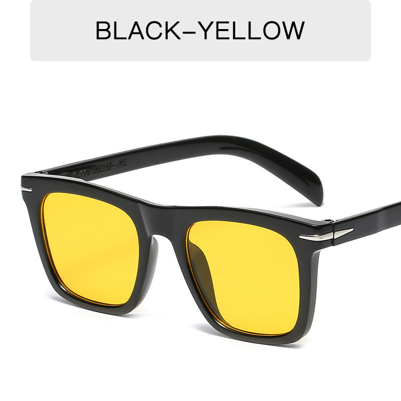 Vintage Small Square Sunglasses Fashion Metal