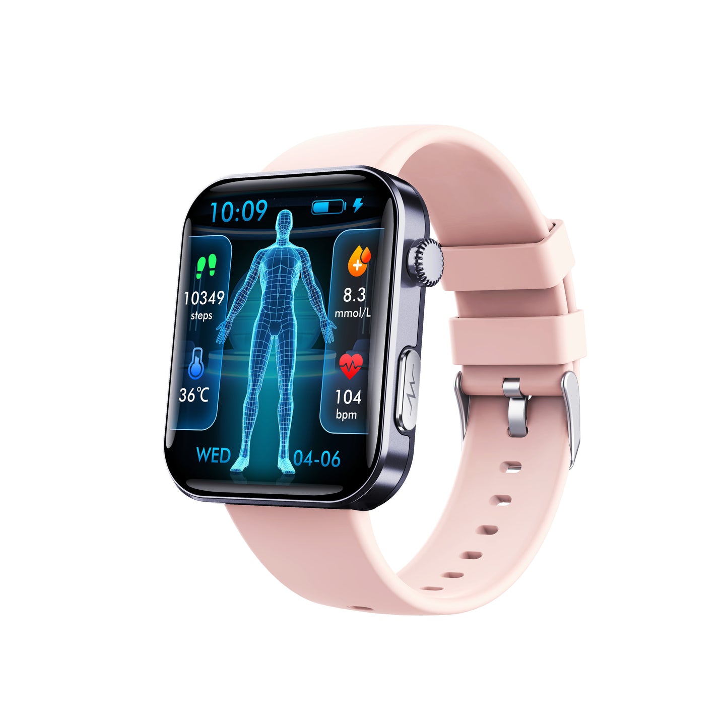 Smart Watch For Men Women Healthy Mornitoring Ips Screen Fitness Tracker With Bluetooth Call IP67 Waterproof Heart Rate Sleep SpO2 Monitor Pedometer Multiple Sports 7 Days Battery Life
