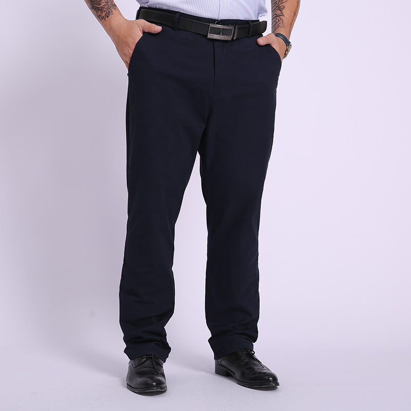 Fat Man Summer Oversized Casual Trousers Men's Business Leisure