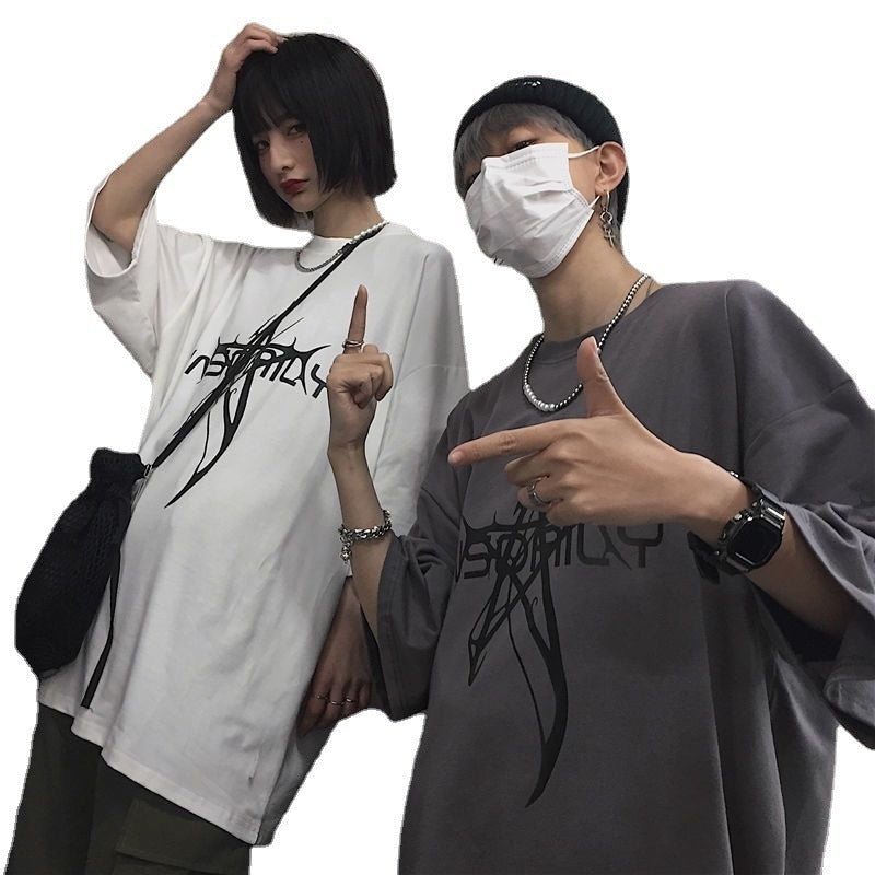 Letter Print Short-sleeve T-shirt Men