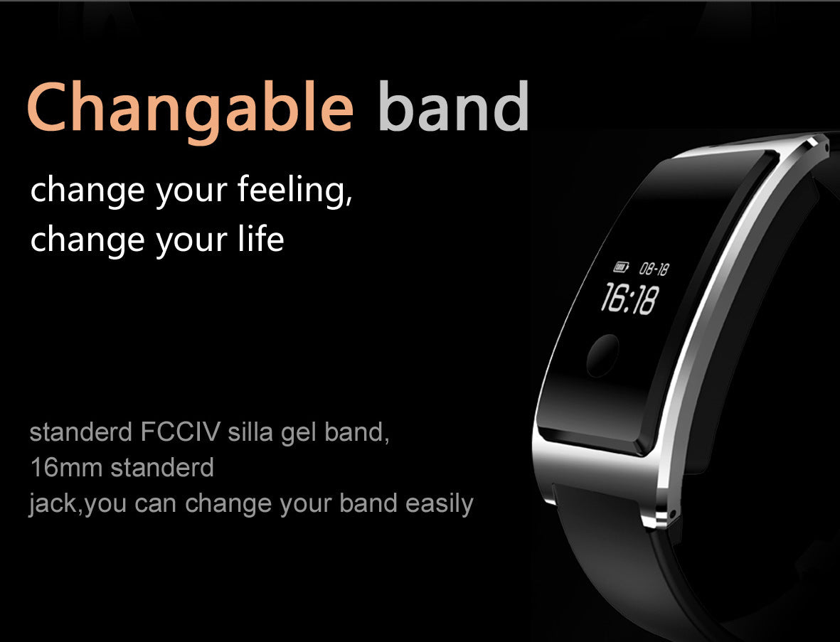 CK11S Smart Band And Watch Heart Rate Blood Pressure Call Reminder Men And Women Sports