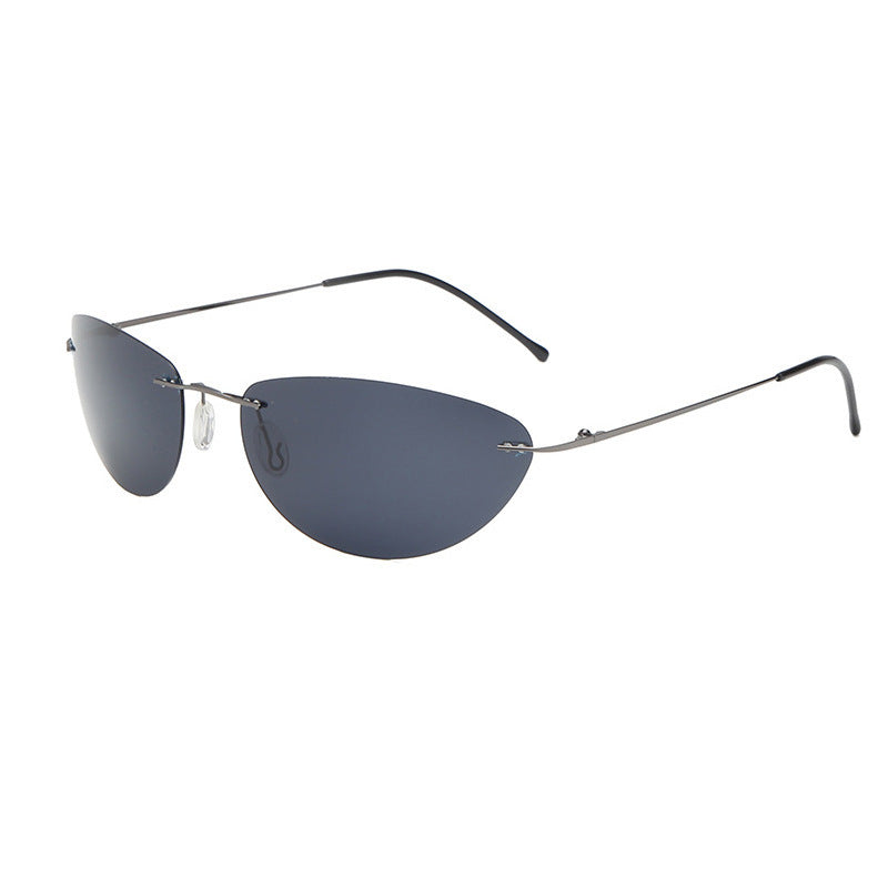 Ultralight Rimless Men's Driving Sunglasses