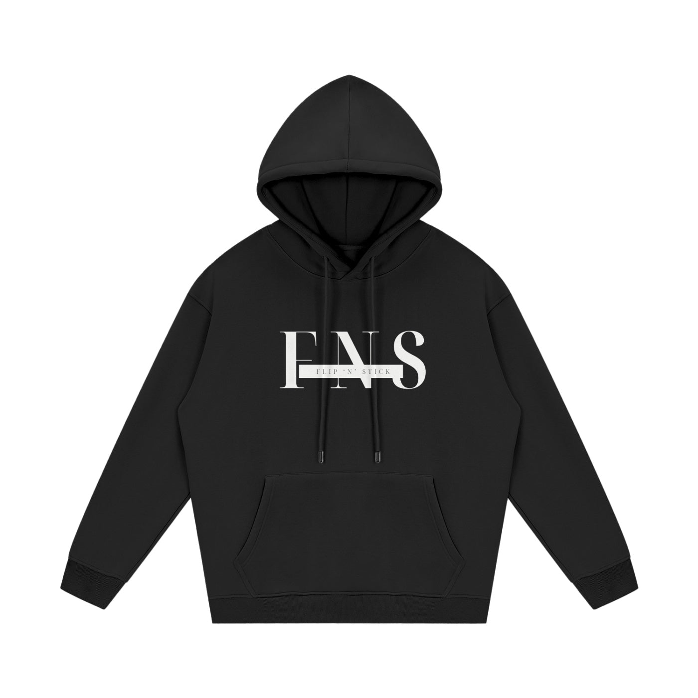 Printed European And American Plus Velvet Hooded Sweater