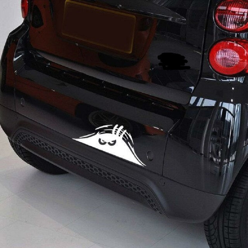 Sand Dune Car Sticker Peeking Elf Car Sticker Reflective Waterproof Sticker