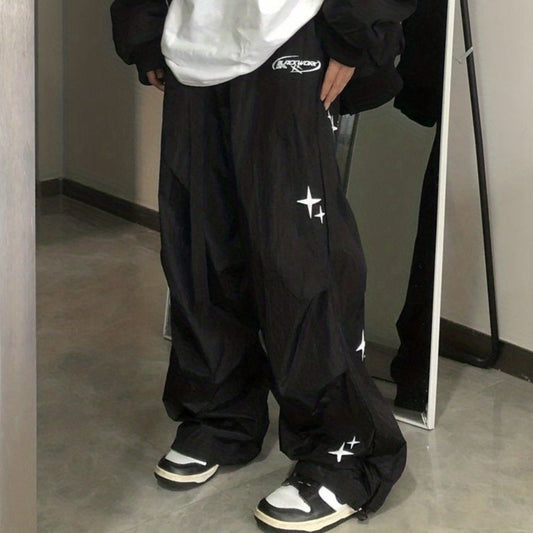 Retro Straight Wide-leg Pants Hip Hop High Street Casual Pants