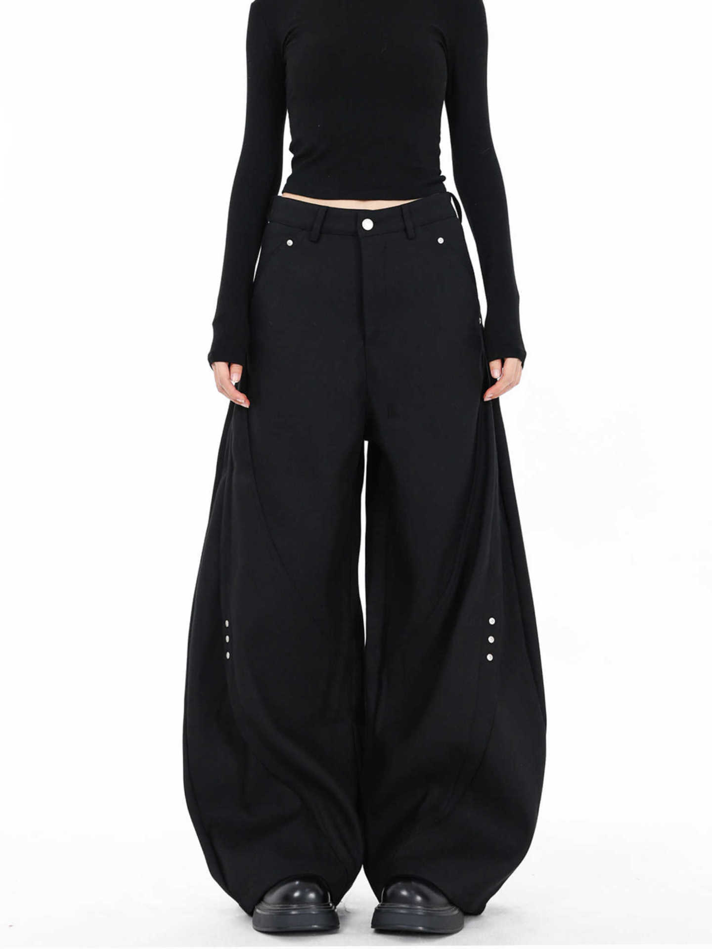 Men's And Women's Casual Loose All-match Wide Leg Pants