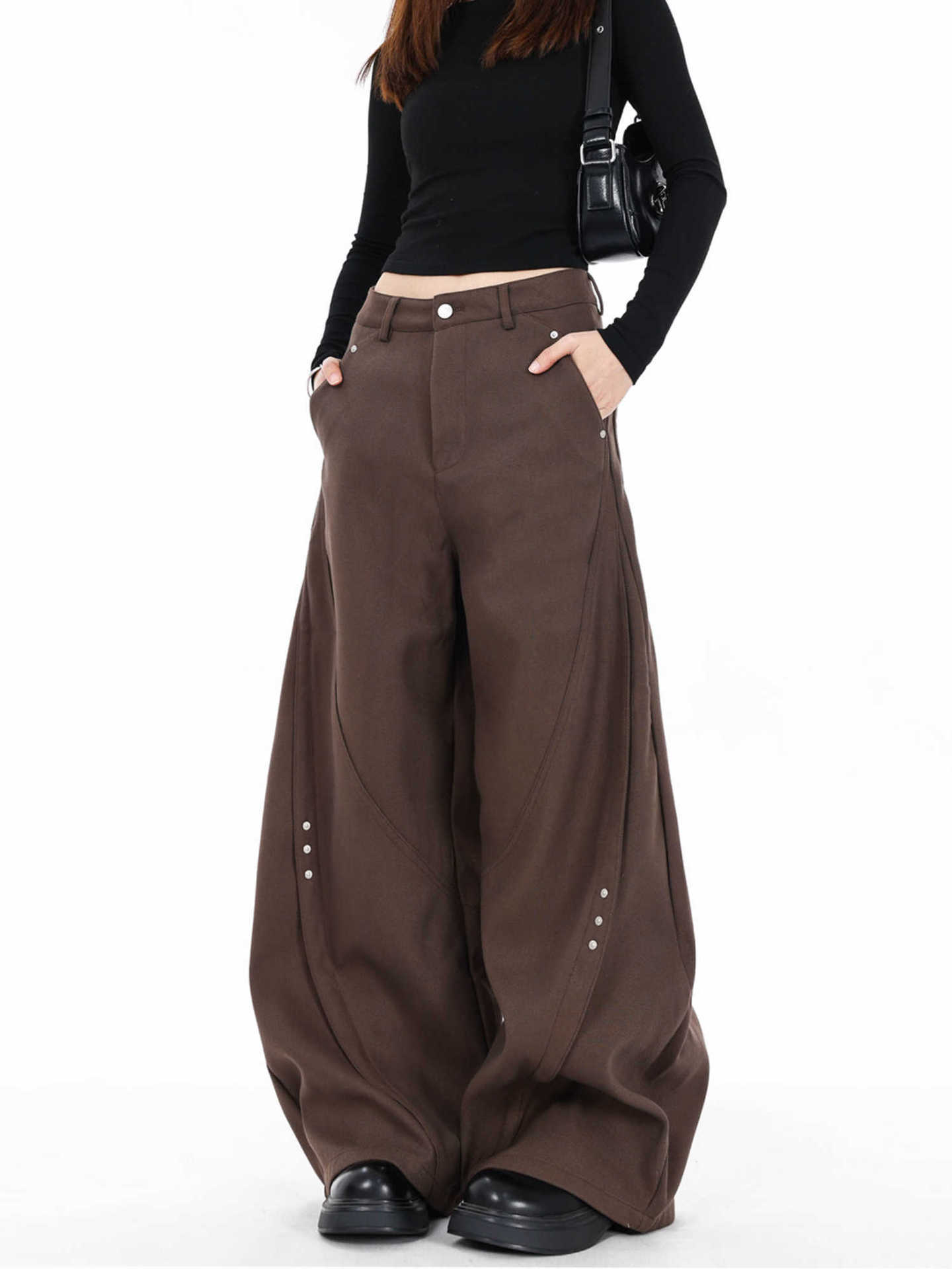 Men's And Women's Casual Loose All-match Wide Leg Pants