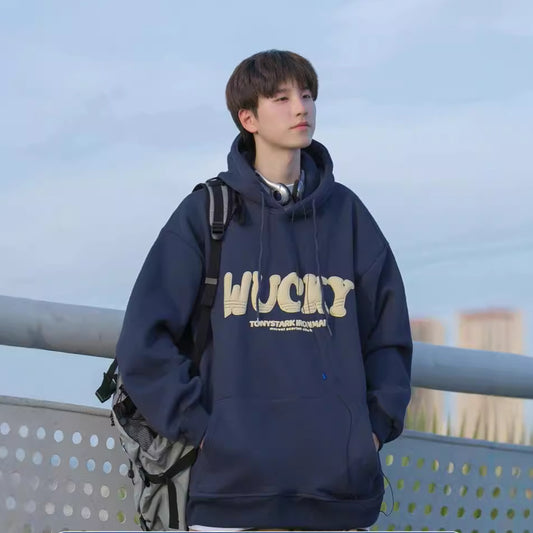 New Autumn Thin Loose Hoodie Men's Hoodie Sweater