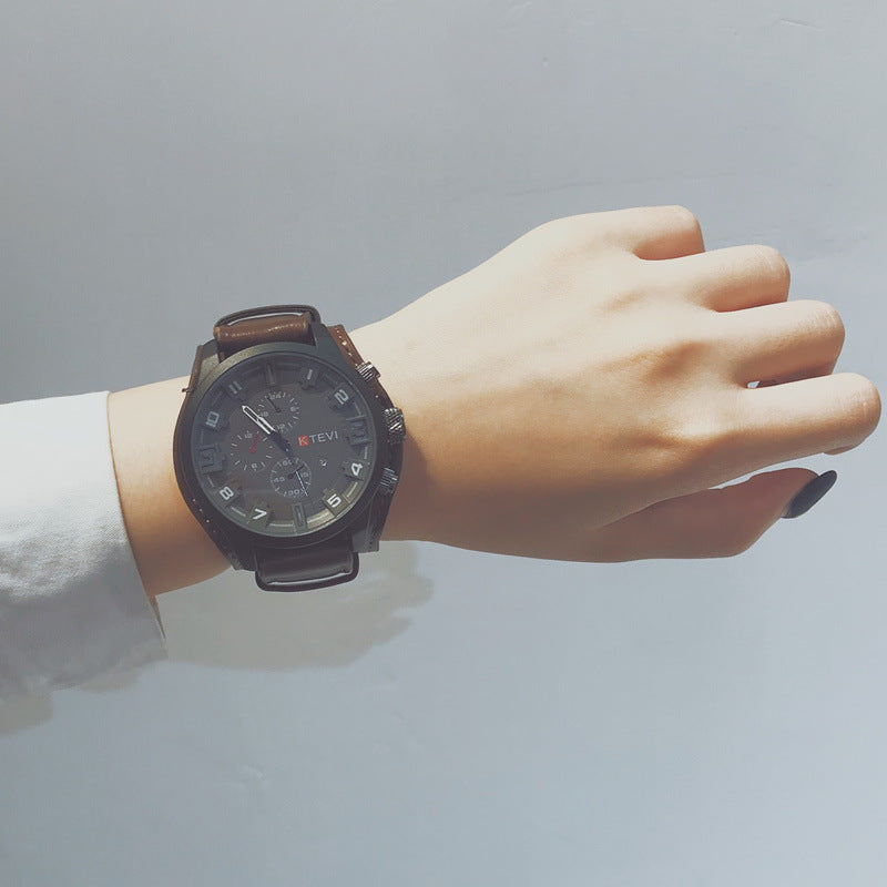 Trendy Korean Style Personality Sports Watch Men