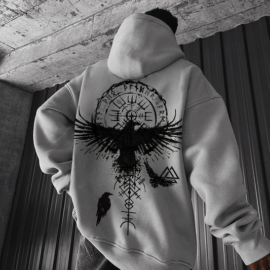 Men's Fashion Hooded With Rope Sweater