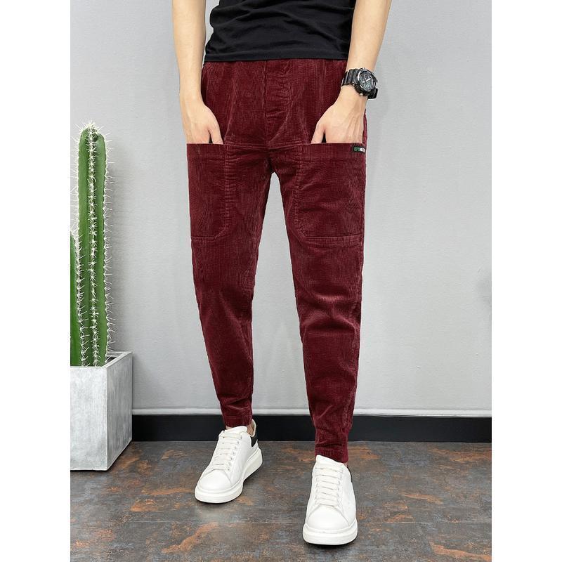 Men's Corduroy Slim Fit All-matching Skinny Pants