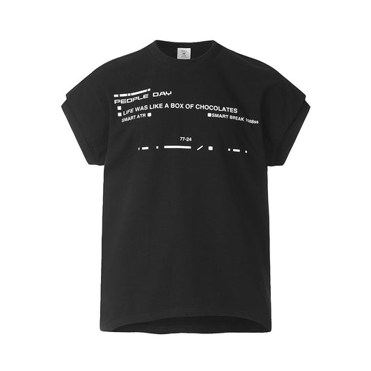 Fashion Personalized Letter T-shirt Vest Men