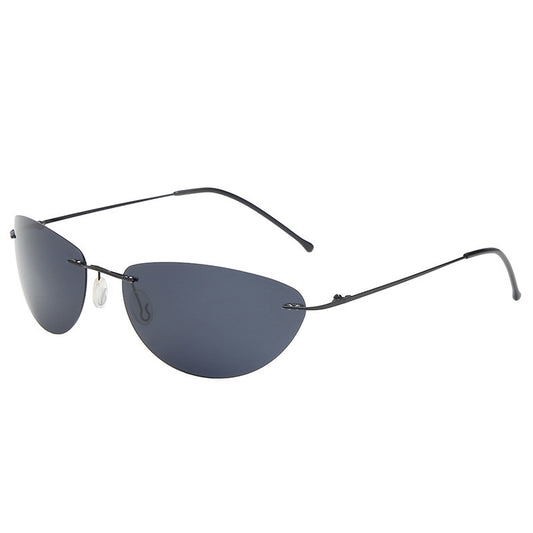 Ultralight Rimless Men's Driving Sunglasses