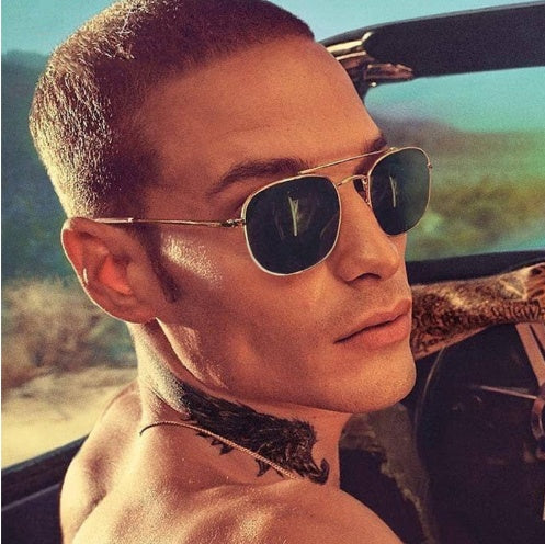 Vintage Ladies Sunglasses Metal Fashion New Male