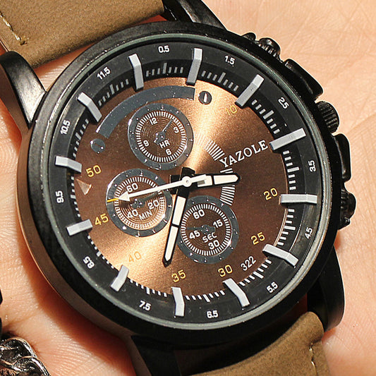 322 Department of sports leisure business men male belt table quartz watch waterproof fashion fashion men's custom