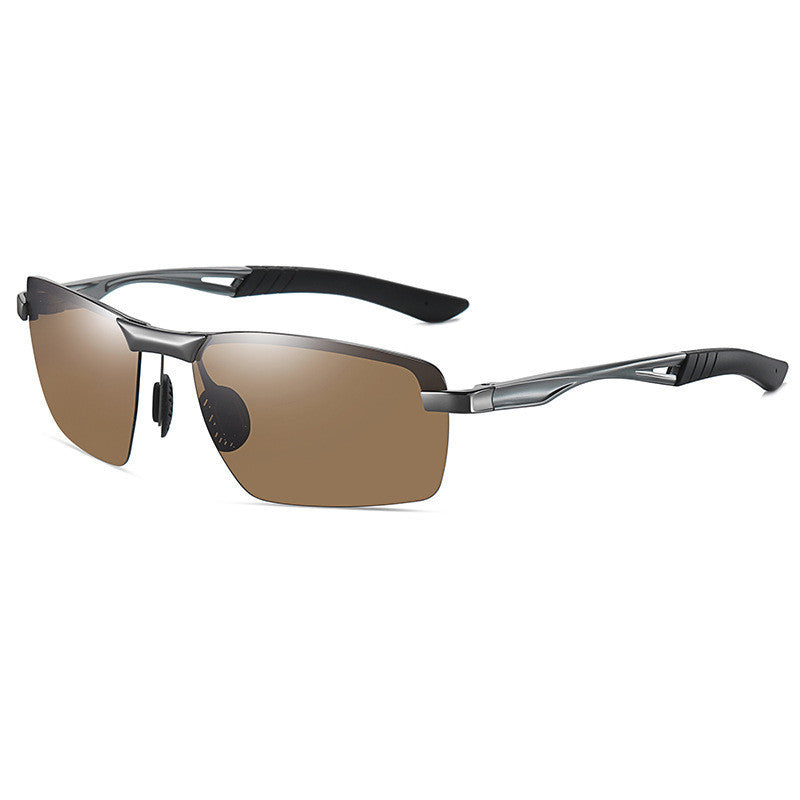 New Men's Sunglasses Aluminum Magnesium Legs