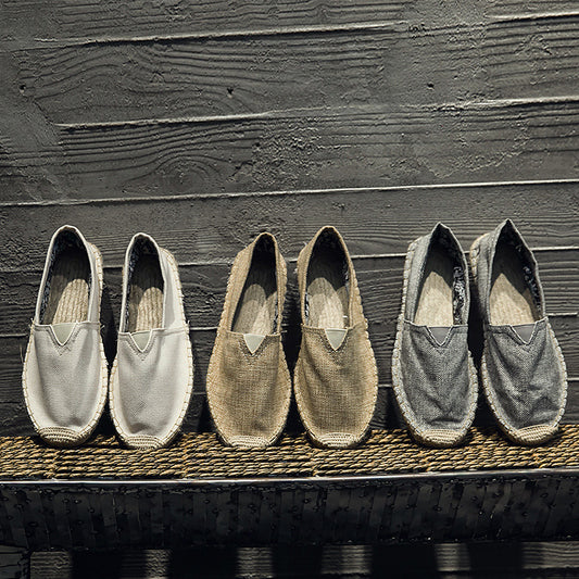 Cloth Shoes Men's And Women's Casual Shoes Lazy Shoes Spring And Summer Cotton Shoes