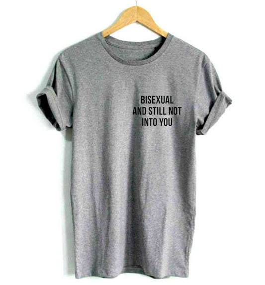 Letter Printed Men And Women's Couple T Shirt