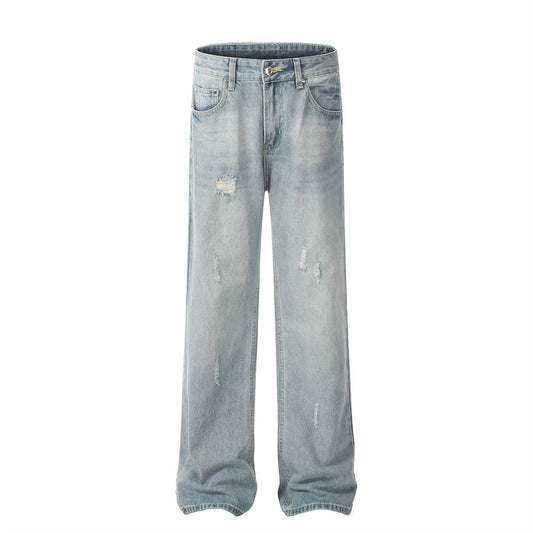 Fashion Wash Ripped Jeans For Men