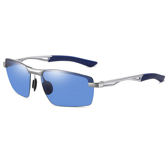 New Men's Sunglasses Aluminum Magnesium Legs