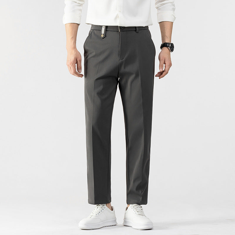 Spring Men's Pants Straight Loose Casual Pants