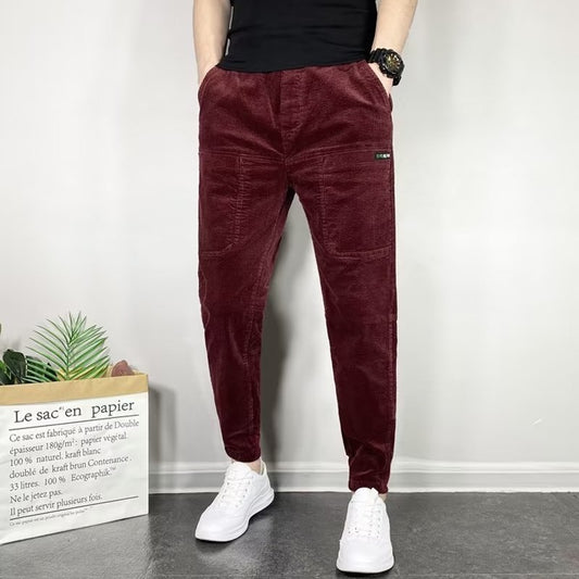 Men's Corduroy Slim Fit All-matching Skinny Pants
