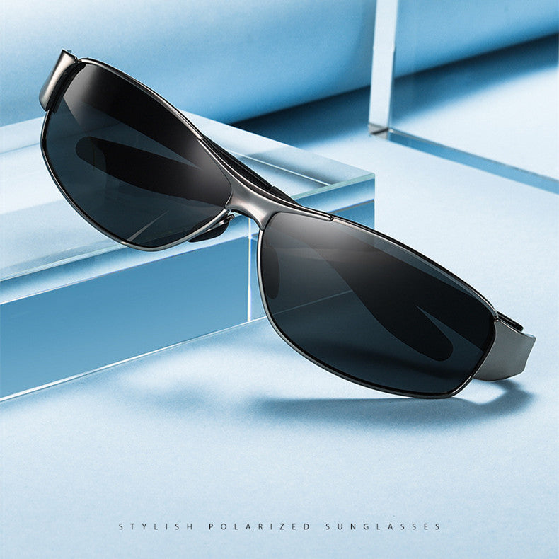 New Men's Square Polarized Sunglasses