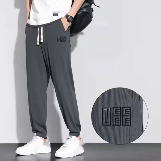 Sports Loose Tappered Elastic Light Thin Casual Sweatpants