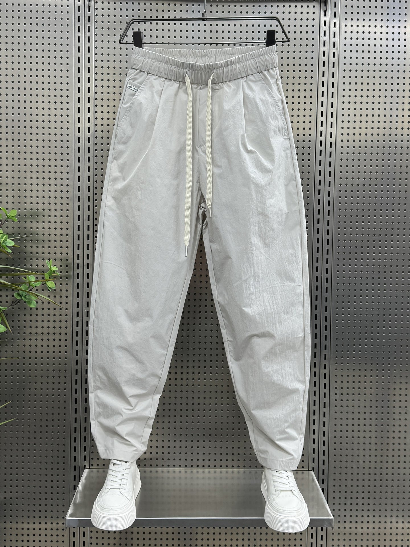 Men's Casual Solid Color Ankle-length Sports Pants