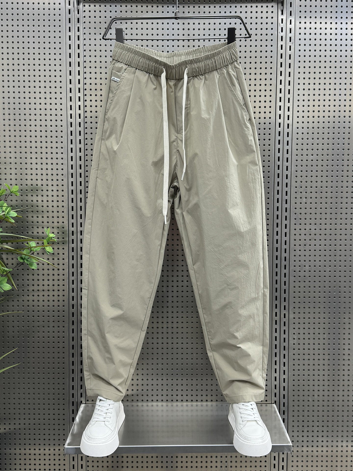 Men's Casual Solid Color Ankle-length Sports Pants