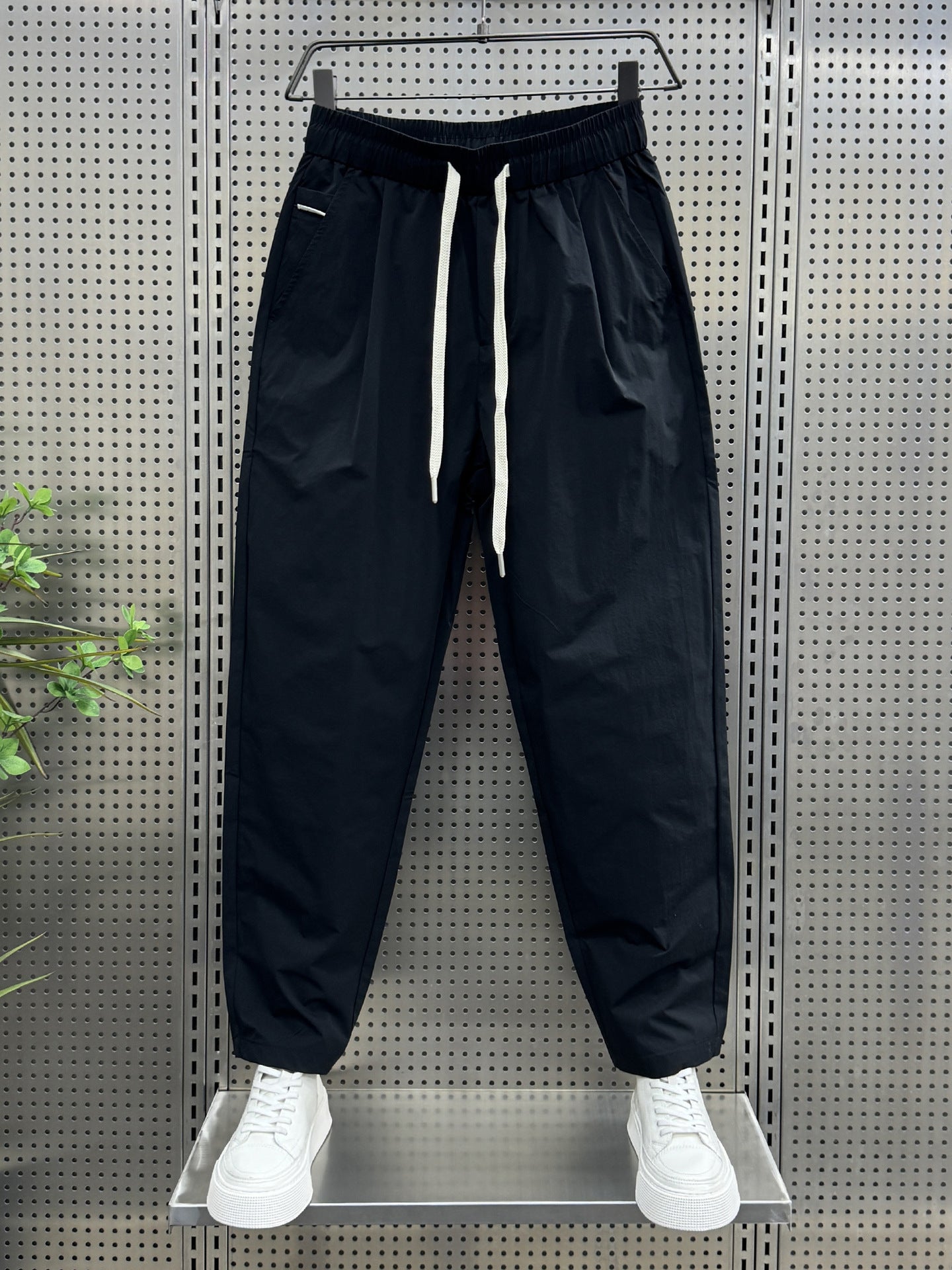 Men's Casual Solid Color Ankle-length Sports Pants