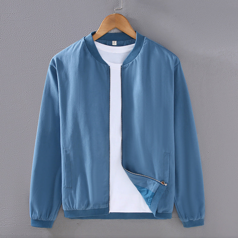 Solid Color Simple Jacket Men's Autumn Lightweight