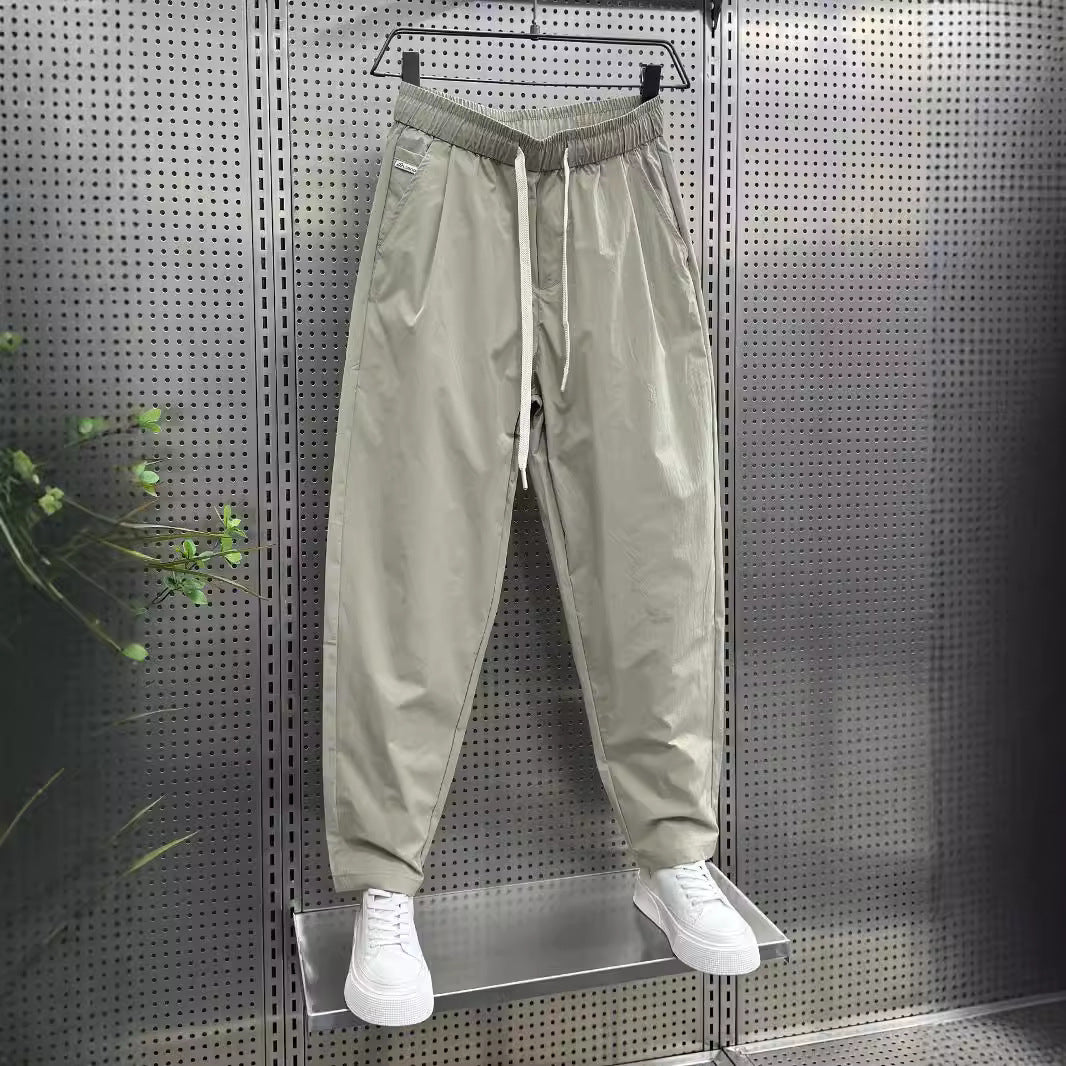 Men's Casual Solid Color Ankle-length Sports Pants
