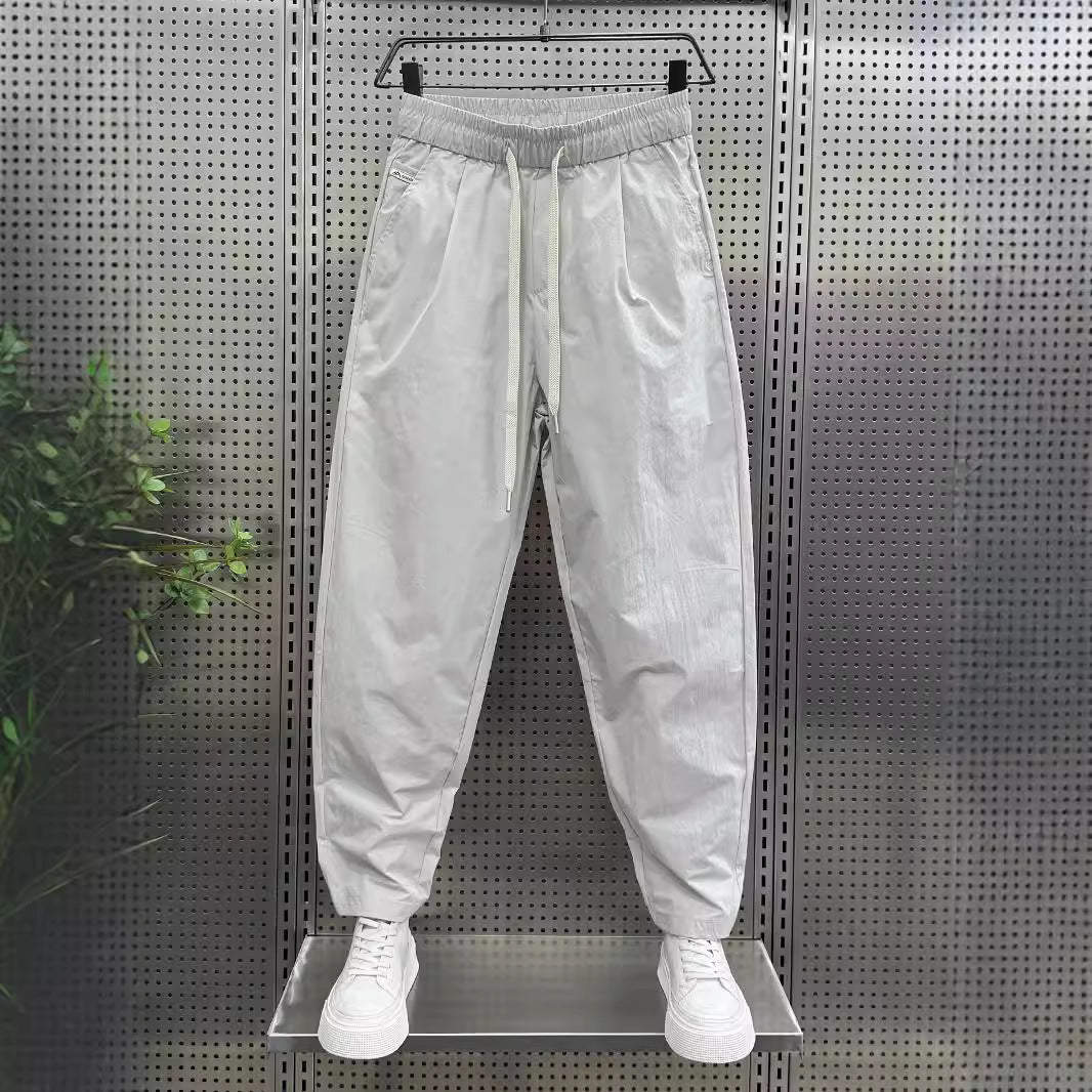 Men's Casual Solid Color Ankle-length Sports Pants