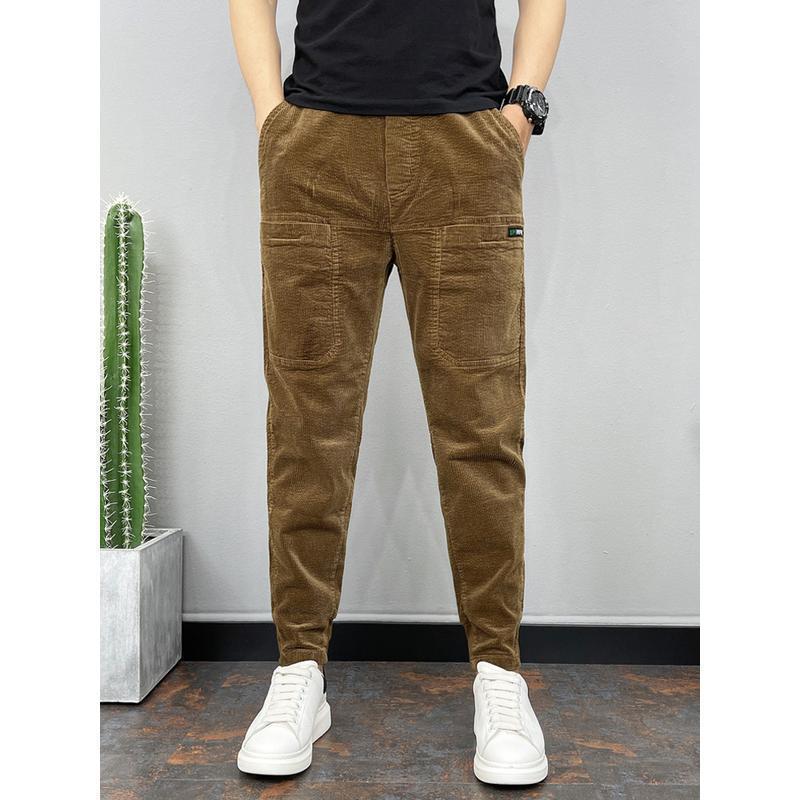 Men's Corduroy Slim Fit All-matching Skinny Pants
