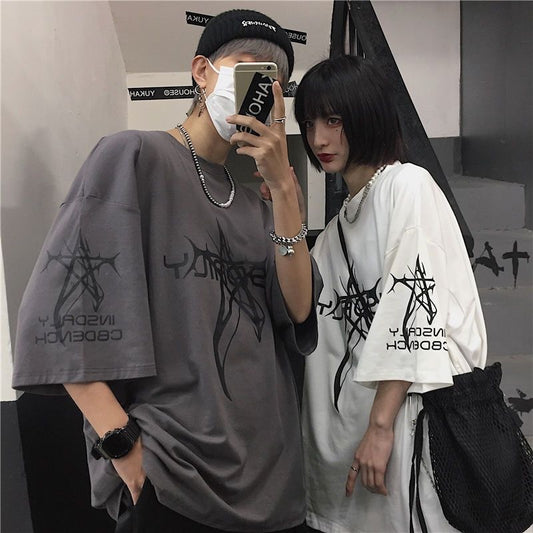 Letter Print Short-sleeve T-shirt Men