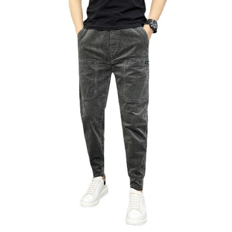 Men's Corduroy Slim Fit All-matching Skinny Pants