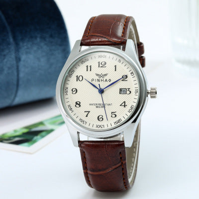Couple Belt Quartz Watch Non-mechanical Watch Student